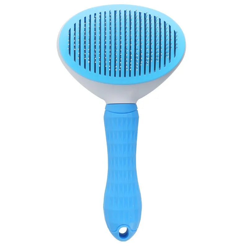 Self-Cleaning Pet Slicker Brush One-Click Cat Dog Hair Remover Professional Grooming Comb for Long/Short Fur Pets Supplies