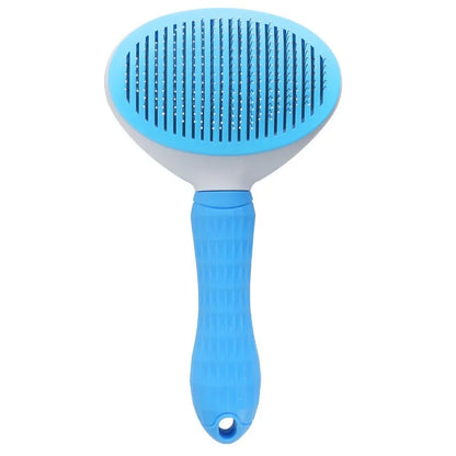 Self-Cleaning Pet Slicker Brush One-Click Cat Dog Hair Remover Professional Grooming Comb for Long/Short Fur Pets Supplies