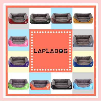 LAPLADOG Small Medium Dog Bed Cushion Luxury Pet Dogs Kennel House Puppy Cat bed 9 Colors Available Animals Supplies ZL374