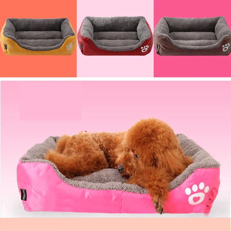 LAPLADOG Small Medium Dog Bed Cushion Luxury Pet Dogs Kennel House Puppy Cat bed 9 Colors Available Animals Supplies ZL374