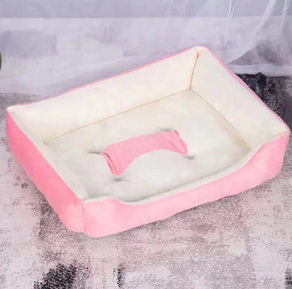 LAPLADOG Small Medium Dog Bed Cushion Luxury Pet Dogs Kennel House Puppy Cat bed 9 Colors Available Animals Supplies ZL374